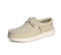 Bruno Marc Mocasines Casual de Mujer Plano Loafers Cómodos Tranpirable Primavera Verano Otoño Brillo Oro SBLS225W Talla 40.5EU/9US