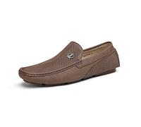 Bruno Marc Mocasines Hombre Zapatos de Vestir de Conducción Penny Zapatillas Loafers Casual Cómodos Zapatos,Size 47,Marrón,3251314