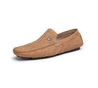 Bruno Marc Mocasines Hombre Zapatos Vestir Verano | Upper Sintético Elegante, Plantilla Látex, Suela Ligera, Fácil Puesta, Estilo Punta Moc Clásico