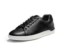 Bruno Marc Zapatos Casual Cordones para Hombres Zapatillas de Deporte para Caminar Zapatillas de Moda Sneakers,Size 46W,Negro,SBFS211MWIDE