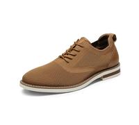 Bruno Marc Zapatos Cordones Vestir Hombre Verano | Tejido Transpirable, Plantilla Amortiguación, Suela EVA Ligera Tacón 1.8 cm, Versátil Jeans Trajes, Ideal Oficina Fiestas