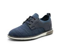 Bruno Marc Zapatos de Cordones Niños Transpirables Zapatillas de Vestir Oxfords Clásico Formales Derby para Chico Verano Armada SBOX2403K Talla 32EU/1US