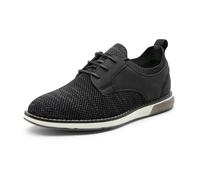 Bruno Marc Zapatos de Cordones Niños Transpirables Zapatillas de Vestir Oxfords Clásico Formales Derby para Chico Verano Negro SBOX2403K Talla 33.5EU/2US