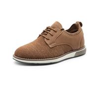 Bruno Marc Zapatos de Cordones Niños Transpirables Zapatillas de Vestir Oxfords Clásico Formales Derby para Chico Verano MARRÓN SBOX2403K Talla 33.5EU/2US