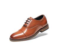 Bruno Marc Zapatos de Cordones Niños Zapatillas de Vestir Oxfords Clásico Formales Derby para Chico MARRÓN SBOX2328K-E Talla 37 (EUR)