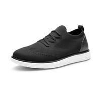 Bruno Marc Zapatos de Cordones Transpirables Zapatios de Vestir Oxfords Clásico Formales Derby para Hombre Verano con Plantilla Acolchada Comoda,Size 46,Negro,SBOX2406M
