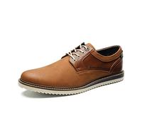 Bruno Marc Zapatos de Cordones Zapatillas Casual Oxfords Clásico Formales Derby para Hombre MARRÓN SBOX2213M-E Talla 44 (EUR)
