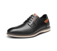 Bruno Marc Zapatos de Traje para Hombre, Zapatos con Cordones.,Size 44,Negro,SBOX2226M-E