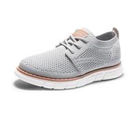 Bruno Marc Zapatos de Vestir Oxfords Niño Zapatos sin Cordones Comodos Clásico Zapatos de Traje Tranpirables,Size 38.5,Gris,SBOX2503K