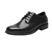 Bruno Marc Zapatos de Vestir Oxfords Zapatos de Cordones Clásico Zapatos de Traje Formales Derby para Hombre,Size 44.5,Negro/Pat,DOWNING-02