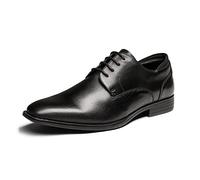 Bruno Marc Zapatos de Vestir Zapatillas de Cordones Oxfords Clásico Formales Derby para Hombre Fiesta Trabajo Boda Negro-US SBOX221M Talla 46EU/12US