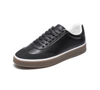 Bruno Marc Zapatos Vestir Cordones Hombre Zapatillas Casuales Deportivas Comodas con Suela Antideslizante,Size 46,Negro,BMUMFN2554