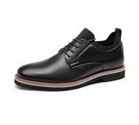 Bruno Marc Zapatos Vestir Derby Hombres Cordones Traje,Size 41.5,Negro
