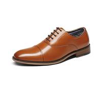 Bruno Marc Zapatos Vestir Hombre Derby Zapatos Oxfords Brogue Hombre Boda Trabajo Party,Size 39.5,Marrón,PRINCE-16