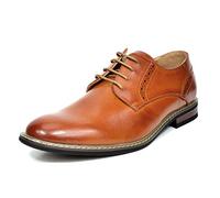 Bruno Marc Zapatos Vestir Hombre Derby Zapatos Oxfords Brogue Hombre Boda Trabajo Party,Size 41.5,Marrón,PRINCE-16