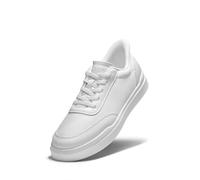 Bruno Marc Zapatos Vestir Hombre Verano Zapatillas Casual Transpirables con Cordones Elásticos Slip-in Suela EVA,Size 41,Blanco,BMUMFN2521