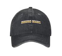 Bruno Mars Scar Baseball Gorra de Béisbol 3D Texto Búsqueda de Acampada Calidad Gorra de Camionero Unisex Adolescentes Moda Protección Solar Gorras de béisbol