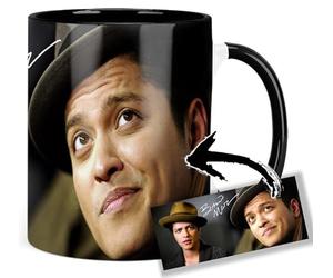 Bruno Mars Taza Ceramica Interior y Asa Negra