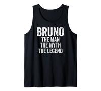 Bruno The Man The Myth The Legend Camisa Nombre Bruno Camiseta sin Mangas