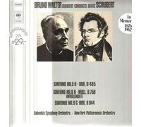Bruno Walter - dirigiert Schubert-Sinf. Nr.5 B-Dur, 8 H-Moll, 9 C-Dur, Columbia Symph Orch, NY Philh. Orch [2xVinyl]