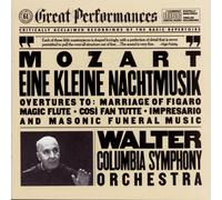 Bruno Walter Mozart: Eine kleine Nachtmusik + Overtures K (CD) (Importación USA)