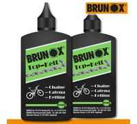 Brunox 2x 100ml Top-Kett High - Tec - Engrasado de Cadena Lubricante Cuidado