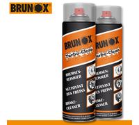 Brunox 2x 500ml Turbo-Clean Bremsenreinigung Cuidado Aceite Grasa Polvo