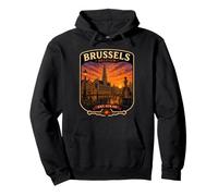 Bruselas Bélgica Vacaciones a Bruselas Viaje Familiar Sudadera con Capucha