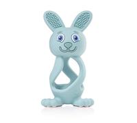 Brush Baby Bobbie Bunny - Mordedor para bebé, color verde eucalipto, juguete giratorio y saltante, 0-3 años