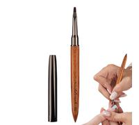 Brush - Brushes de diseño de uñas, pincel de pintura, herramientas para uñas, sándalwood para uso doméstico y profesional de salón de uñas, detalles finos, dibujo fino y salón de belleza