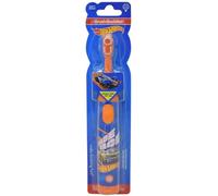 Brush Buddies Hot Wheels - Cepillo de dientes eléctrico para niños, cepillo de dientes eléctrico a batería, cepillo de dientes eléctrico para niños de 4 a 7 años