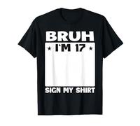 Brush I'm 17 - Señala mi Fiesta de cumpleaños número 17 Camiseta