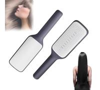 Brush Master - Cepillo de pelo autolimpiable, retráctil con elevación giratoria, peine de masaje antiestático, di adiós al cabello enredado (gris)