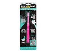 Brush My Teeth Cepillo de dientes para gatos, cepillo de dientes redondo suave para mascotas, cerdas suaves y flexibles para un cepillado seguro y suave, 1 unidad