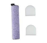 Brush Rollr Piezas para Shark para aspiradoras inalámbricas HydroVac AW201 AW302 WD101 WD201 WD100 WD200, cepillo de rodillo de repuesto con 2 almohadillas de esponja, paquete de 3 juego de repuesto