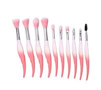 Brushes Shadows - Brochas de maquillaje para base de maquillaje, correctores de alta calidad, brochas de maquillaje coreanas sintéticas (rojo, talla única)