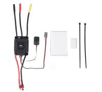 Brushless ESC for 1/10 RC Car Sensor Water Proof Adjustable 45A with Various Protecting T Plug Red