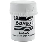 Brusho Crystal Colour 15g-Black by Colorfin