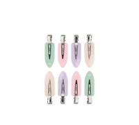 Brushworks Clips Para El Pelo Pastel Sin Marcas x8