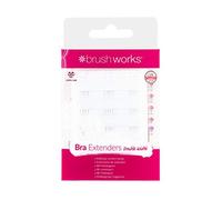 Brushworks Double Width Bra Extenders - 3 Pack