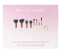 Brushworks Exclusive Makeup Brush & Sponge Set