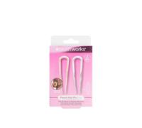 Brushworks French Hair Pin Duo Gold & Silver x2