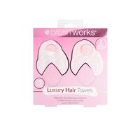 Brushworks HD Toallas de Lujo para el Pelo x2
