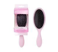 Brushworks Oval Detangling Hair Brush - Pink