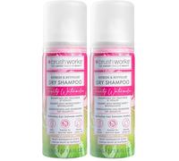 Brushworks Refresh & Revitalise Fruity Watermelon Dry Shampoo - 50ml (Paquete de 2)