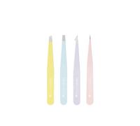 Brushworks Brushworks Hd 4 Piece Combination Tweezer Set - Mixed