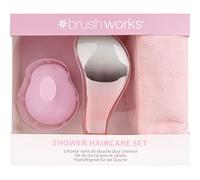 Brushworks Shower Haircare Set Pink