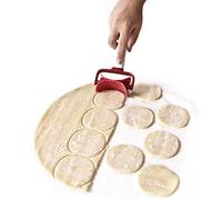 Brussels Cortador de masa de plástico Cortador de masa circular Rodillo de bolas de masa Envolturas de masa de molde Prensa de masa redonda Cortador de galletas Rodillo al azar