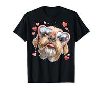 Brussels Griffon Dog - Gafas de Sol para el día de San Valentín Camiseta