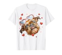 Brussels Griffon Dog - Gafas de Sol para el día de San Valentín Camiseta